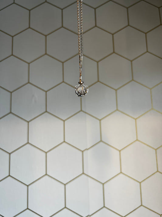 Lotus Flower Basket Necklaces