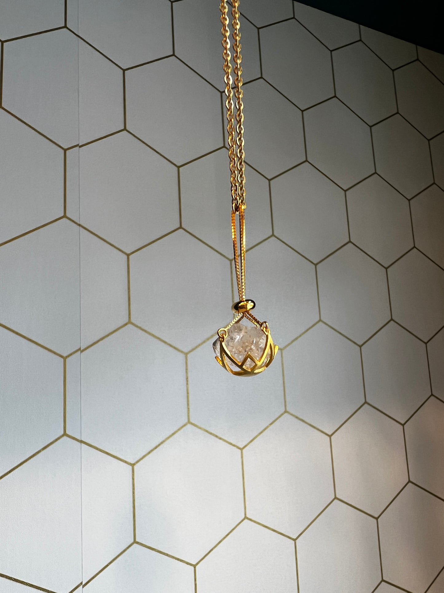Lotus Flower Basket Necklaces