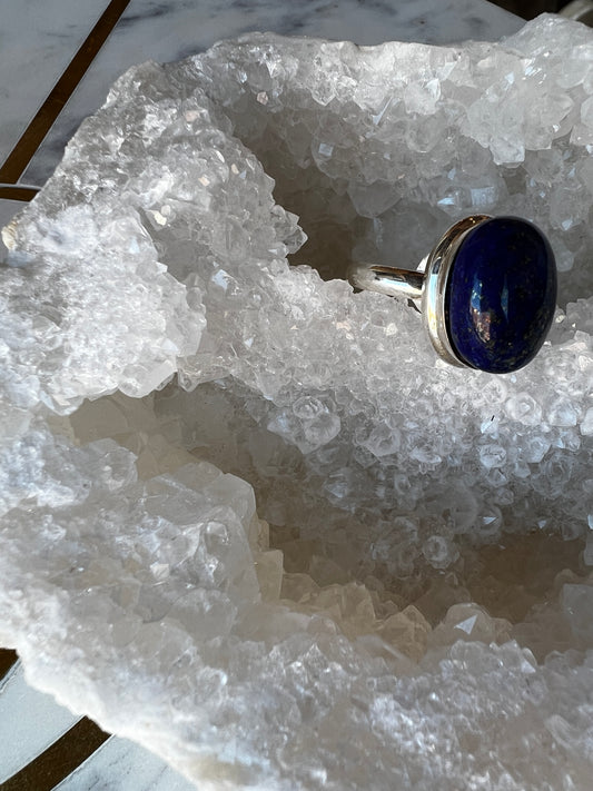 Lapis Lazuli Oval Ring
