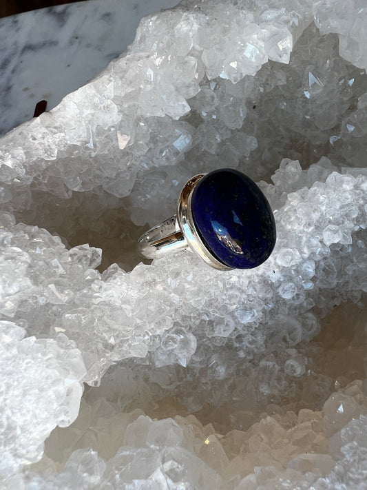 Lapis Lazuli Oval Ring