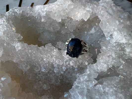 Lapis Lazuli (Oval) Sterling Silver Ring